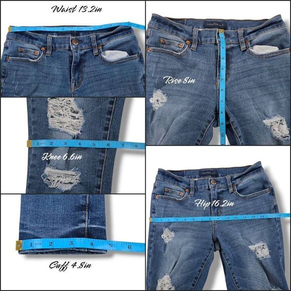 Aeropostale Skinny Jeggings(A060)-Size 6 for Women - Picture 9 of 10